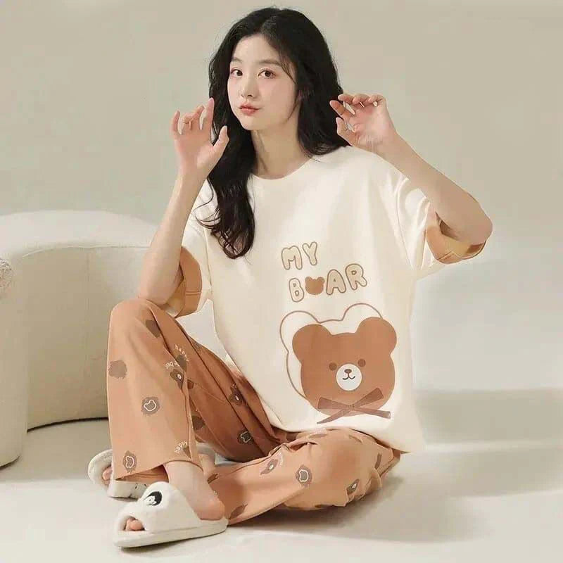 My Bear Printed Pj Suit