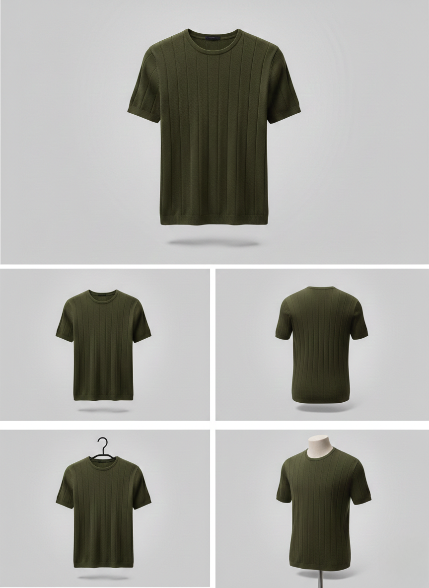 Drop Needle Tshirt - Olive