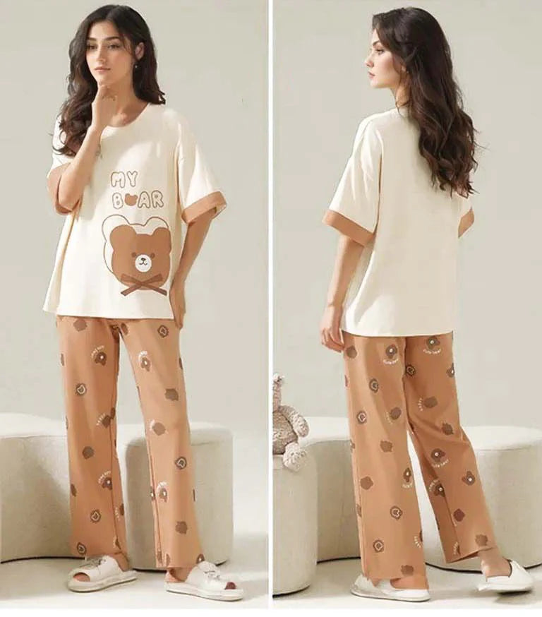 My Bear Printed Pj Suit