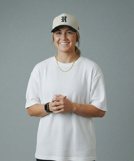 Oversized Knitted Tshirt - White