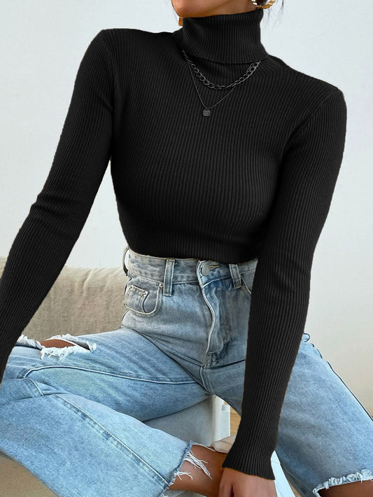 High Neck for Her (TurtleNeck) - Black