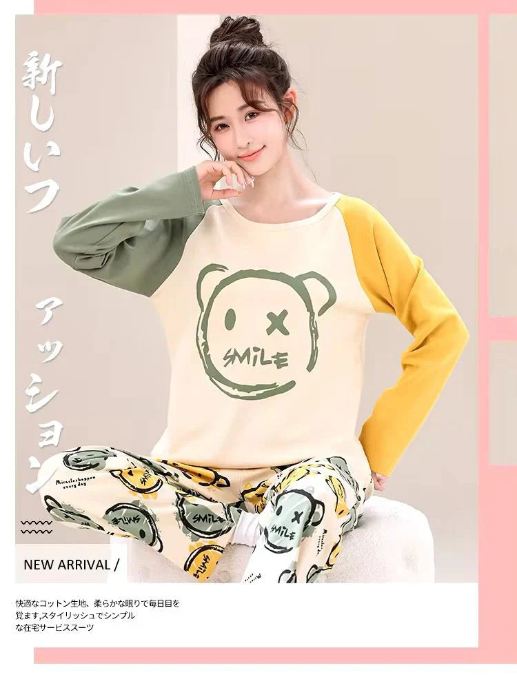 Creep Smile Printed PJ Suit