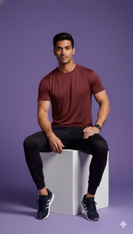 Premium Quality Drifit Tshirt - Maroon