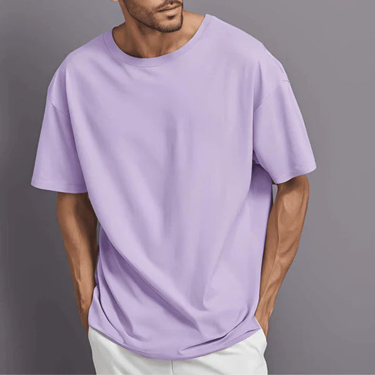 DropShoulder T-Shirt For Men - LALIC PURPLE