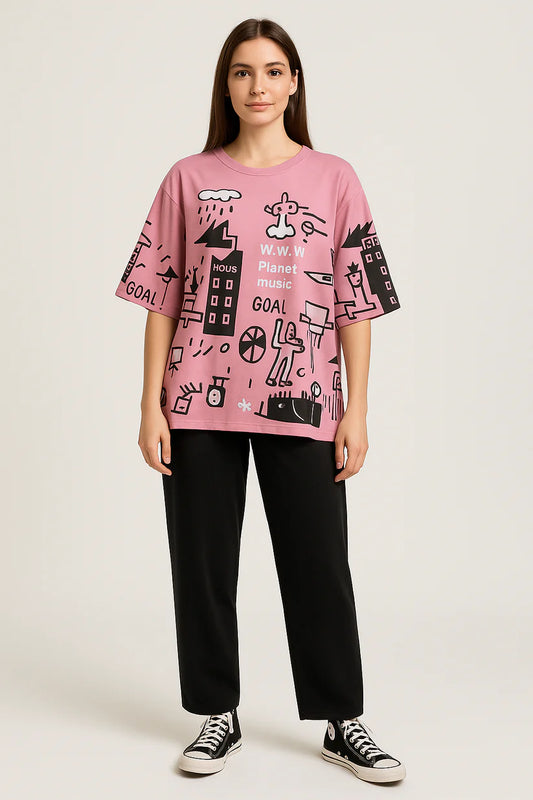 Pink Planet Pj Suit