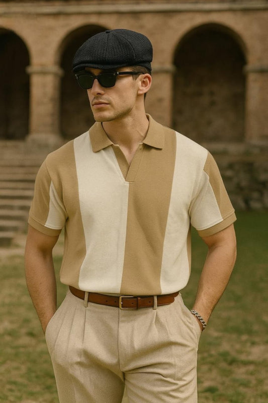 Old Money Style Polo B1 - Beige